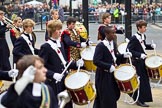 The Lord Mayor's Show 2011: Christ’s Hospital School Band (http://www.christs-hospital.org.uk/)..
Opposite Mansion House, City of London,
London,
-,
United Kingdom,
on 12 November 2011 at 12:10, image #712