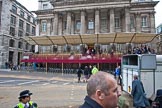 The Lord Mayor's Show 2011: Mansion House after the event, the last guests leaving the balcony..
Opposite Mansion House, City of London,
London,
-,
United Kingdom,
on 12 November 2011 at 12:21, image #764