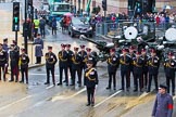 Lord Mayor's Show 2012: The Honourable Artillery Company (HAC) with their ceremonial 105 mm Light Guns..
Press stand opposite Mansion House, City of London,
London,
Greater London,
United Kingdom,
on 10 November 2012 at 10:18, image #58