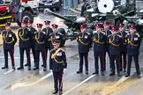 Lord Mayor's Show 2012: The Honourable Artillery Company (HAC) with their ceremonial 105 mm Light Guns..
Press stand opposite Mansion House, City of London,
London,
Greater London,
United Kingdom,
on 10 November 2012 at 10:19, image #61