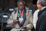 Lord Mayor's Show 2012: Invited guests below the balcony of Mansion House..
Press stand opposite Mansion House, City of London,
London,
Greater London,
United Kingdom,
on 10 November 2012 at 10:32, image #82