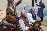 Lord Mayor's Show 2012: Entry 10, Wells Fargo and Company, with the Wells fargo stagecoach..
Press stand opposite Mansion House, City of London,
London,
Greater London,
United Kingdom,
on 10 November 2012 at 11:04, image #268