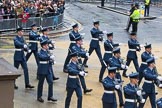 Lord Mayor's Show 2012: Entry 17 - Queen's Colour Squadron RAF..
Press stand opposite Mansion House, City of London,
London,
Greater London,
United Kingdom,
on 10 November 2012 at 11:07, image #334