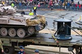 Lord Mayor's Show 2012: Entry 18 - RAF, the Royal Air Force, with a Scorion Reconnaissance Vehicle on a low loader..
Press stand opposite Mansion House, City of London,
London,
Greater London,
United Kingdom,
on 10 November 2012 at 11:07, image #339