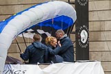 Lord Mayor's Show 2012: Entry 22 - Wings of Kilimanjaro - paraglider pi;ots about to fly from Mt Kilimanjaro for charity..
Press stand opposite Mansion House, City of London,
London,
Greater London,
United Kingdom,
on 10 November 2012 at 11:09, image #377