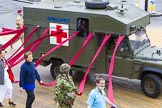 Lord Mayor's Show 2012: Entry 62 Army Medical Services, 306 Hospital Support Regiment (Volunteers)..
Press stand opposite Mansion House, City of London,
London,
Greater London,
United Kingdom,
on 10 November 2012 at 11:28, image #815