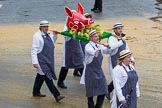 Lord Mayor's Show 2012: Entry 85 - Worshipful Company of Butchers..
Press stand opposite Mansion House, City of London,
London,
Greater London,
United Kingdom,
on 10 November 2012 at 11:38, image #1111