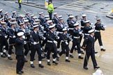 Lord Mayor's Show 2012: Entry 87 - Royal Navy (HMS Collingwood)..
Press stand opposite Mansion House, City of London,
London,
Greater London,
United Kingdom,
on 10 November 2012 at 11:38, image #1147