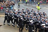 Lord Mayor's Show 2012: Entry 87 - Royal Navy (HMS Collingwood)..
Press stand opposite Mansion House, City of London,
London,
Greater London,
United Kingdom,
on 10 November 2012 at 11:38, image #1153