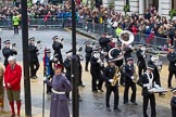 Lord Mayor's Show 2012: Entry 92 - St John Ambulance Talbot Corps of Drums..
Press stand opposite Mansion House, City of London,
London,
Greater London,
United Kingdom,
on 10 November 2012 at 11:41, image #1227