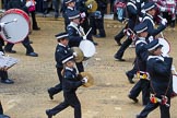 Lord Mayor's Show 2012: Entry 92 - St John Ambulance Talbot Corps of Drums..
Press stand opposite Mansion House, City of London,
London,
Greater London,
United Kingdom,
on 10 November 2012 at 11:41, image #1230