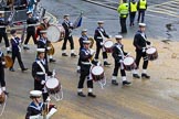 Lord Mayor's Show 2012: Entry 98 - Sea Cadet Corps Band..
Press stand opposite Mansion House, City of London,
London,
Greater London,
United Kingdom,
on 10 November 2012 at 11:45, image #1304