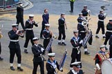 Lord Mayor's Show 2012: Entry 98 - Sea Cadet Corps Band..
Press stand opposite Mansion House, City of London,
London,
Greater London,
United Kingdom,
on 10 November 2012 at 11:45, image #1313