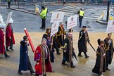 Lord Mayor's Show 2012: Entrry 104 - Modern Livery Companies, representing 26 Livery Companies..
Press stand opposite Mansion House, City of London,
London,
Greater London,
United Kingdom,
on 10 November 2012 at 11:51, image #1432