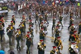 Lord Mayor's Show 2013: 8-Romford Drum & Trumpet Corps has been performing in the Lord Mayor's Show since 1974..
Press stand opposite Mansion House, City of London,
London,
Greater London,
United Kingdom,
on 09 November 2013 at 11:03, image #207