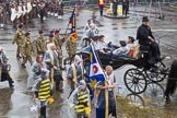 Lord Mayor's Show 2013: 11-Worshipful Company of Wax Chandlers- orginally based on the beeswax trade with representatives from 5 Rifles and British wax industry..
Press stand opposite Mansion House, City of London,
London,
Greater London,
United Kingdom,
on 09 November 2013 at 11:05, image #244
