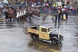 Lord Mayor's Show 2013: 13-Worshipful Company of Builders Merchants- celebrated their 50th anniversary in 2011 and recived Royal Charter in 2012..
Press stand opposite Mansion House, City of London,
London,
Greater London,
United Kingdom,
on 09 November 2013 at 11:06, image #272