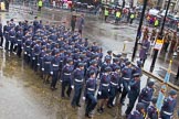 Lord Mayor's Show 2013: 23-Air Training Corps-national youth organisation with more than 40,000 members age between 13 and 20..
Press stand opposite Mansion House, City of London,
London,
Greater London,
United Kingdom,
on 09 November 2013 at 11:12, image #352