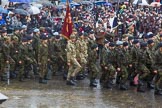 Lord Mayor's Show 2013: 24-Army Cadet Force-one of the UK's oldest, largest and most successful youth organisations..
Press stand opposite Mansion House, City of London,
London,
Greater London,
United Kingdom,
on 09 November 2013 at 11:12, image #356