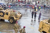 Lord Mayor's Show 2013: 30- B Company, 4th Battalion The Parachute Regiment-based in White City and known as 'London's Paras'..
Press stand opposite Mansion House, City of London,
London,
Greater London,
United Kingdom,
on 09 November 2013 at 11:15, image #401