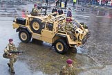 Lord Mayor's Show 2013: 30- B Company, 4th Battalion The Parachute Regiment-based in White City and known as 'London's Paras'..
Press stand opposite Mansion House, City of London,
London,
Greater London,
United Kingdom,
on 09 November 2013 at 11:15, image #403