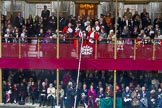 Lord Mayor's Show 2013.
Press stand opposite Mansion House, City of London,
London,
Greater London,
United Kingdom,
on 09 November 2013 at 11:19, image #470