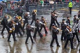 Lord Mayor's Show 2013: 42- Isle of Sheppey St John Ambulance Band-band has been performing since 1946.Its members are aged from 11 to 76 and all are volunteers..
Press stand opposite Mansion House, City of London,
London,
Greater London,
United Kingdom,
on 09 November 2013 at 11:23, image #530