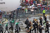 Lord Mayor's Show 2013: 42- Isle of Sheppey St John Ambulance Band-band has been performing since 1946.Its members are aged from 11 to 76 and all are volunteers..
Press stand opposite Mansion House, City of London,
London,
Greater London,
United Kingdom,
on 09 November 2013 at 11:23, image #533