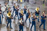 Lord Mayor's Show 2013: 74- The Band of the Royal Yeomanry..
Press stand opposite Mansion House, City of London,
London,
Greater London,
United Kingdom,
on 09 November 2013 at 11:41, image #889