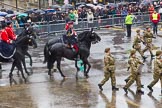 Lord Mayor's Show 2013: 77-First Aid Nursing Yeomanry (The Princess Royal's Volunteer Corps)-was formed in 1907 and is the UK's oldest and most highly decorated uniformed women's organisation. It specialises in emergency respond and training support to the military and civil authorities..
Press stand opposite Mansion House, City of London,
London,
Greater London,
United Kingdom,
on 09 November 2013 at 11:42, image #919