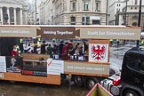 Lord Mayor's Show 2013: 82-Worshipful Company Of Joiners & Ceilers with Zunft Zur Zimmerleuten- the Joiners and Ceilers celebrates its long association with the Swiss Guild of the Zimmerleuten with a troop of horseman and latge contingnet of members in traditional costumes..
Press stand opposite Mansion House, City of London,
London,
Greater London,
United Kingdom,
on 09 November 2013 at 11:46, image #1005