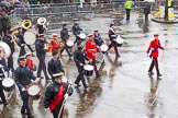 Lord Mayor's Show 2013: 87-National Youth Marching Band-looks to promote the good work of traditional youth marching bands across England..
Press stand opposite Mansion House, City of London,
London,
Greater London,
United Kingdom,
on 09 November 2013 at 11:48, image #1053