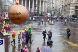 Lord Mayor's Show 2013: 106- Candlewick Ward- it is the oldest active Ward Club and today has a membership of 2150..
Press stand opposite Mansion House, City of London,
London,
Greater London,
United Kingdom,
on 09 November 2013 at 11:56, image #1233