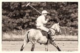 7th Heritage Polo Cup semi-finals: Pedro Harrison with his Best Playing Pony cantering back to centre..
Hurtwood Park Polo Club,
Ewhurst Green,
Surrey,
United Kingdom,
on 04 August 2012 at 15:45, image #274