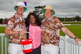 DBPC Polo in the Park 2012: The Royal Artillery Exhibition Game in support of "Help for Heroes" - Major Andy Wood and Bombardier Richard Morris with soul diva Kym Mazelle..
Dallas Burston Polo Club,
Stoneythorpe Estate,
Southam,
Warwickshire,
United Kingdom,
on 16 September 2012 at 15:39, image #238