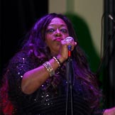 Grand Opening of the DBPC IXL Event Centre: Kym Mazelle on stage..
Dallas Burston Polo Club, Stoneythorpe Estate,
Southam,
Warwickshire,
United Kingdom,
on 05 December 2013 at 21:48, image #200