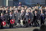 Remembrance Sunday 2012 Cenotaph March Past: Group E17 - LST & Landing Craft Association and E18 - HMS Andromeda Association..
Whitehall, Cenotaph,
London SW1,

United Kingdom,
on 11 November 2012 at 11:40, image #128