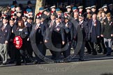 Remembrance Sunday 2012 Cenotaph March Past: Group A7 - Royal Northumberland Fusiliers  and A8 - 
The Duke of Lancaster's Regimental Association..
Whitehall, Cenotaph,
London SW1,

United Kingdom,
on 11 November 2012 at 11:49, image #580