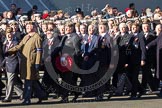 Remembrance Sunday 2012 Cenotaph March Past: Group A25 - Argyll & Sutherland Highlanders Regimental Association and A26 - Grenadier Guards Association..
Whitehall, Cenotaph,
London SW1,

United Kingdom,
on 11 November 2012 at 11:52, image #748