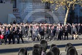 Remembrance Sunday 2012 Cenotaph March Past: Group  A28 - Scots Guards Association and A29 - Guards Parachute Association..
Whitehall, Cenotaph,
London SW1,

United Kingdom,
on 11 November 2012 at 11:53, image #755