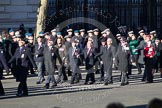 Remembrance Sunday 2012 Cenotaph March Past: Group B19 - Beachley Old Boys Association, and B20 - Arborfield Old Boys Association..
Whitehall, Cenotaph,
London SW1,

United Kingdom,
on 11 November 2012 at 11:57, image #934