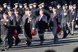 Remembrance Sunday 2012 Cenotaph March Past: Group B26 - Royal Engineers Association and B27 - Royal Engineers Bomb Disposal Association..
Whitehall, Cenotaph,
London SW1,

United Kingdom,
on 11 November 2012 at 11:58, image #978