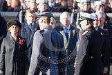 HRH The Duke of Cambridge and HRH The Duke of York leaving Whitehall, towards the Foreign- and Commonwealth Office Building, after the service by the Bishop of London.