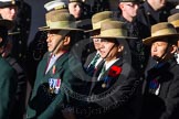 Remembrance Sunday Cenotaph March Past 2013: D2 - British Gurkha Welfare Association..
Press stand opposite the Foreign Office building, Whitehall, London SW1,
London,
Greater London,
United Kingdom,
on 10 November 2013 at 11:38, image #36