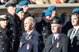 Remembrance Sunday Cenotaph March Past 2013: E7 - Cloud Observers Association..
Press stand opposite the Foreign Office building, Whitehall, London SW1,
London,
Greater London,
United Kingdom,
on 10 November 2013 at 11:45, image #423
