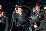 Remembrance Sunday Cenotaph March Past 2013: A10 - The Rifles & Royal Gloucestershire, Berkshire & Wiltshire Regimental Association..
Press stand opposite the Foreign Office building, Whitehall, London SW1,
London,
Greater London,
United Kingdom,
on 10 November 2013 at 11:55, image #1092