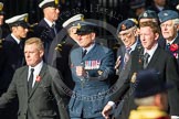 Remembrance Sunday at the Cenotaph in London 2014: Group C2 - Royal Air Force Regiment Association.
Press stand opposite the Foreign Office building, Whitehall, London SW1,
London,
Greater London,
United Kingdom,
on 09 November 2014 at 11:37, image #28