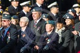 Remembrance Sunday at the Cenotaph in London 2014: Group C2 - Royal Air Force Regiment Association.
Press stand opposite the Foreign Office building, Whitehall, London SW1,
London,
Greater London,
United Kingdom,
on 09 November 2014 at 11:37, image #45