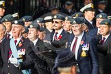 Remembrance Sunday at the Cenotaph in London 2014: Group C2 - Royal Air Force Regiment Association.
Press stand opposite the Foreign Office building, Whitehall, London SW1,
London,
Greater London,
United Kingdom,
on 09 November 2014 at 11:38, image #62