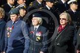 Remembrance Sunday at the Cenotaph in London 2014: Group C16 - Women's Auxiliary Air Force.
Press stand opposite the Foreign Office building, Whitehall, London SW1,
London,
Greater London,
United Kingdom,
on 09 November 2014 at 11:40, image #151